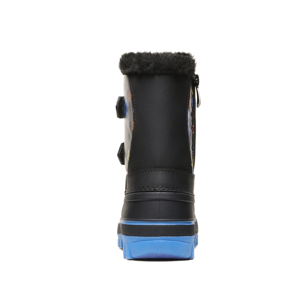 Kids Ankle Waterproof Snow Boots - BLACK ROYAL - 4